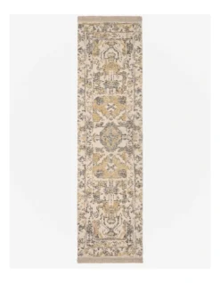 Heritage Abbie Runner 80x300cm In Gold/Charcoal
