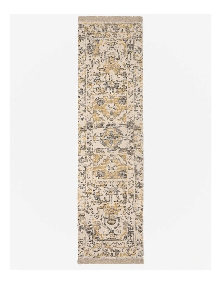 Heritage Abbie Runner 80x300cm In Gold/Charcoal 3 Heritage Abbie Runner 80x300cm In Gold/Charcoal