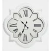 Heritage Aphrodite Shaped Wall Clock 76.5x76.5x6.5cm In White -Heritage 897922000 1 2 720x928