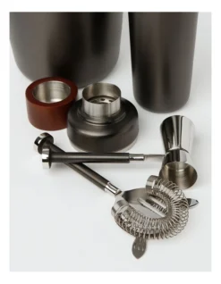 Heritage Wood And Nickel Finish Bar Set -Heritage 898218820 3 1 720x928