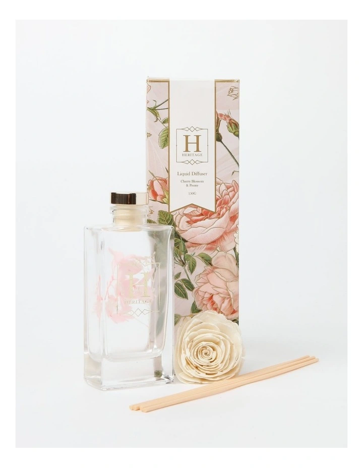 Heritage Liquid Diffuser Cherry Blossom & Peony 4 Heritage Liquid Diffuser Cherry Blossom & Peony - Image 2