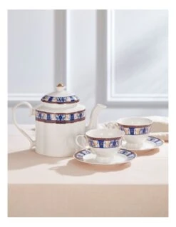 Heritage Grecian Tea Set In White/Gold -Heritage 903565360 2 1 720x928