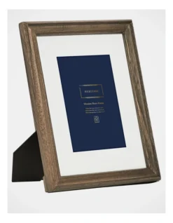 Heritage Wood Frame 8x10 Matted To 5x7 In Dark Natural