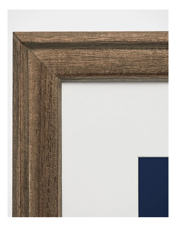 Heritage Wood Frame 11x14 Matted To 2x5x7 In Dark Natural 4 Heritage Wood Frame 11x14 Matted To 2x5x7 In Dark Natural - Image 2