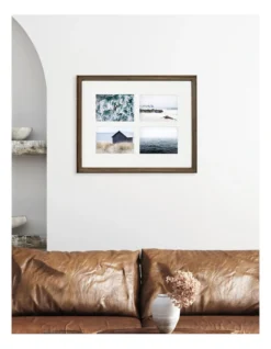 Heritage Wood Frame 25x16 Matted To 4x5x7 In Dark Natural -Heritage 920618560 3 720x928