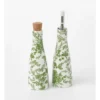 Heritage Garden To Table Floral Oil & Vinegar 12x5.5x16cm In Green