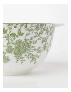 Heritage Garden To Table Floral Mixing Bowl With Pourer 27x24x14cm In Green -Heritage 939676150 4 720x928