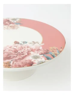 Heritage High Tea Floral Footed Cake Stand In Pink -Heritage 942120460 2 720x928