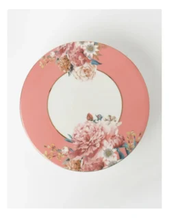 Heritage High Tea Floral Footed Cake Stand In Pink -Heritage 942120460 3 720x928