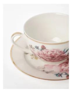 Heritage High Tea Floral Tea Cup & Saucer In White 7 Heritage High Tea Floral Tea Cup & Saucer In White -Heritage 942120820 3 720x928