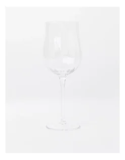 Heritage Tulip Wine Glass Set Of 4 In Clear