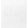 Heritage Tulip Champagne Glass Set Of 4 In Clear