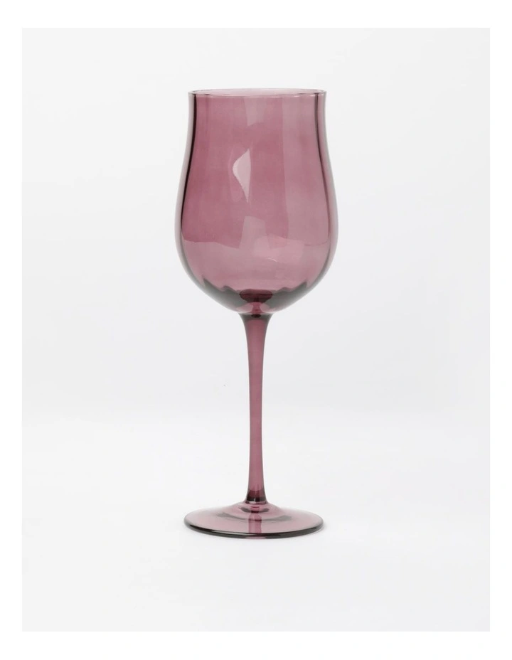 Heritage Tulip Wine Glass Set Of 4 In Purple 3 Heritage Tulip Wine Glass Set Of 4 In Purple