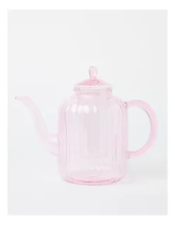 Heritage Tea Party Teapot With Glass Infuser 1L In Pink