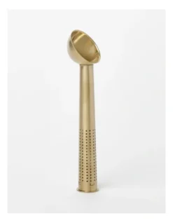 Heritage Tea Party Tea Infuser With Scoop In Gold