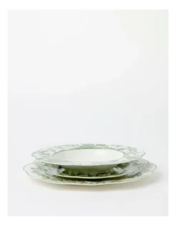 Heritage Green Toile Floral 12 Piece Dinner Set In Green 11 Heritage Green Toile Floral 12 Piece Dinner Set In Green -Heritage 946524250 3 1 720x928