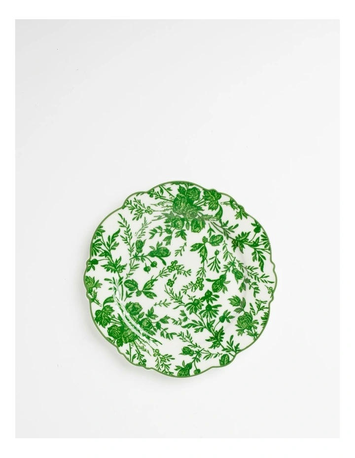 Heritage Green Toile Floral 12 Piece Dinner Set In Green 7 Heritage Green Toile Floral 12 Piece Dinner Set In Green - Image 5