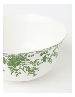 Heritage Green Toile Floral Deep Bowl 23cm In Green -Heritage 946524520 2 720x928
