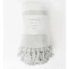 Heritage Chenille Fringe Blanket In Grey Stripe -Heritage 951752260 951751360 1 720x928