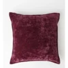 Heritage Valerie Velvet Cushion 50x50cm In Wine -Heritage 951873580 1 720x928