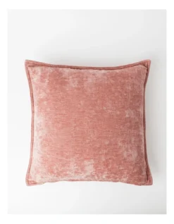 Heritage Valerie Velvet Cushion 50x50cm In Rose