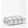 Heritage Check Heated Throw In Charcoal -Heritage 953518870 1 720x928