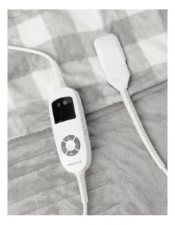 Heritage Check Heated Throw In Charcoal 7 Heritage Check Heated Throw In Charcoal -Heritage 953518870 3 720x928